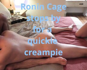 Ronin creampies Logan, while Logan Rims Ranzer