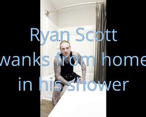 Ryan Scott Showers and jerks off during the snowstorm