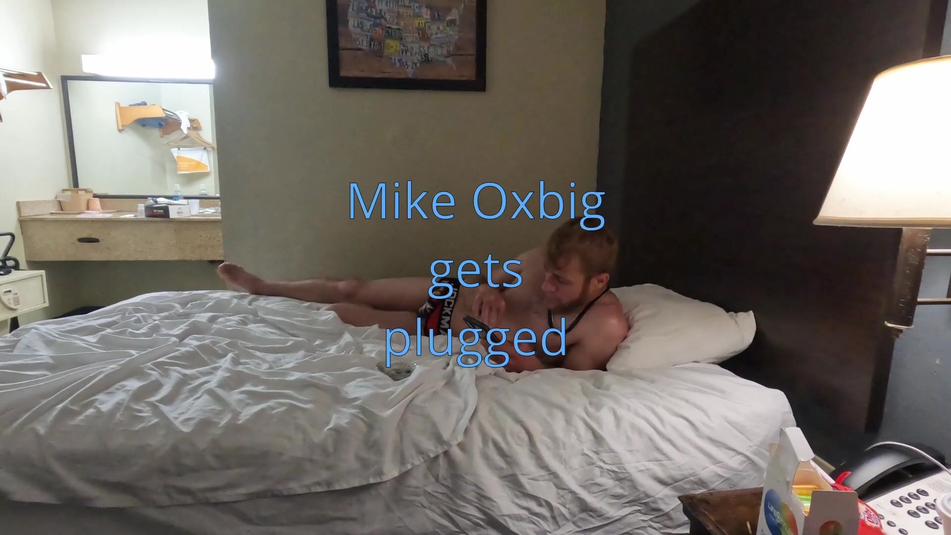 Mike Oxbig gets butt plugged