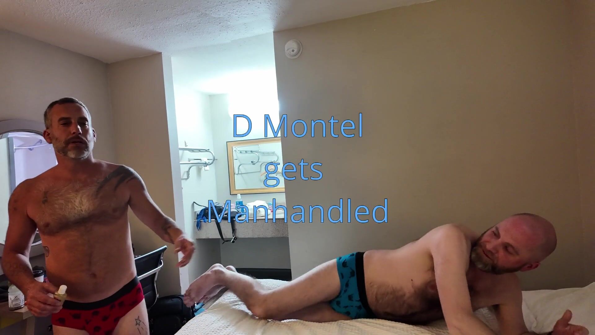 D Montel gets massaged and manhandled by Lake Reese and Fred Sugar